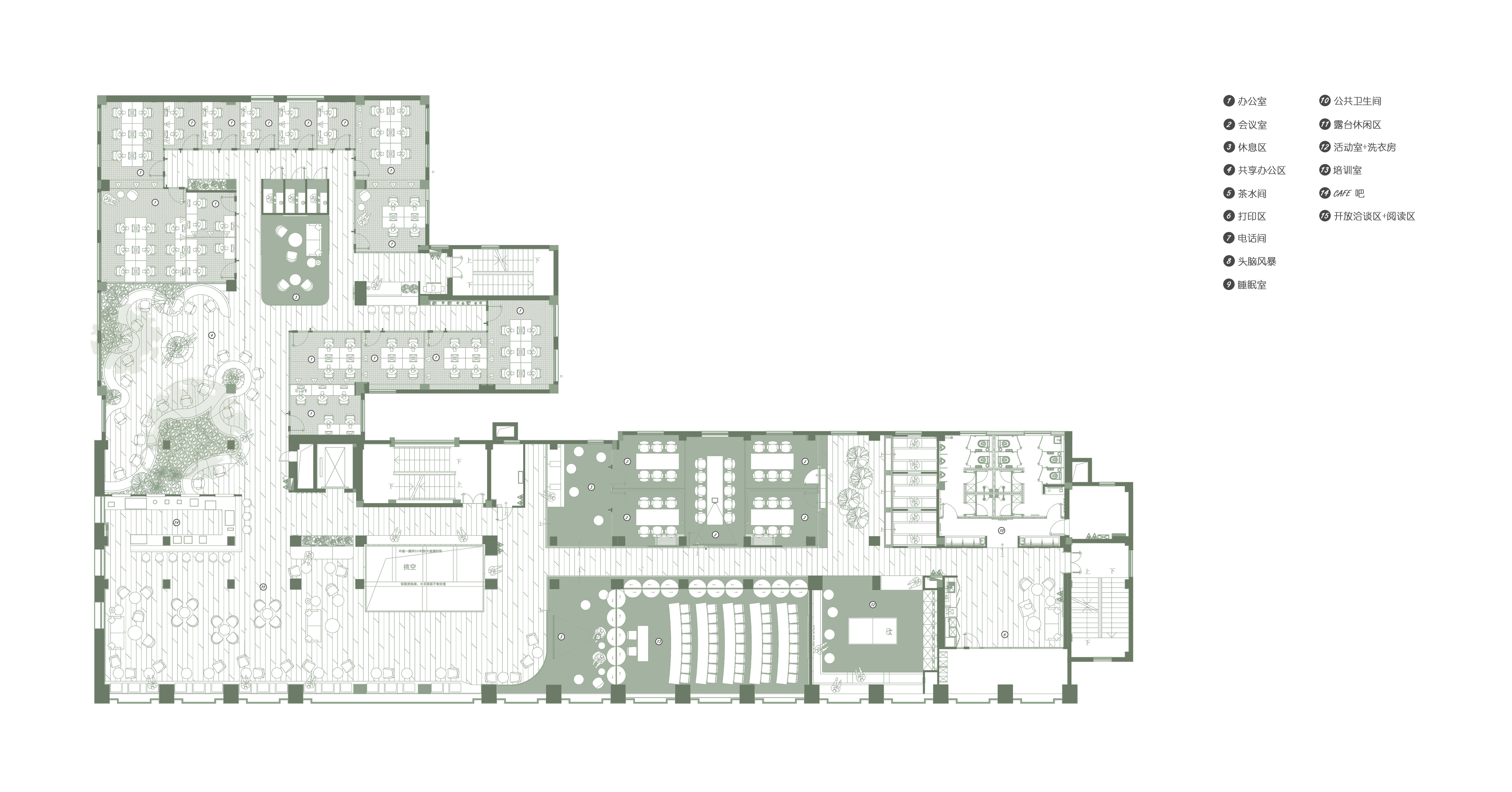 南京紫金山天文台·倍格硅巷联合办公 | 光速之旅的创意设计-68