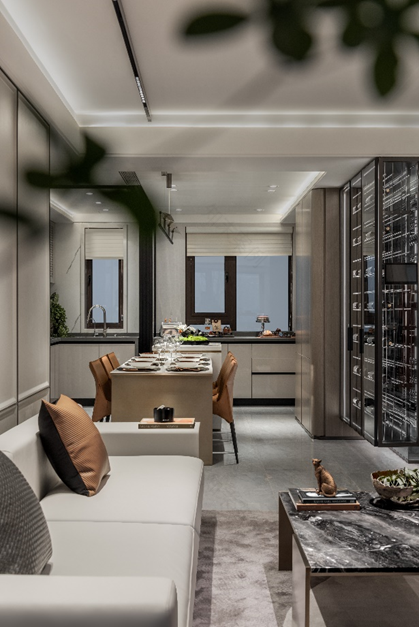 华发峰景湾 129 样板间丨中国郑州丨万景百年室内设计-21