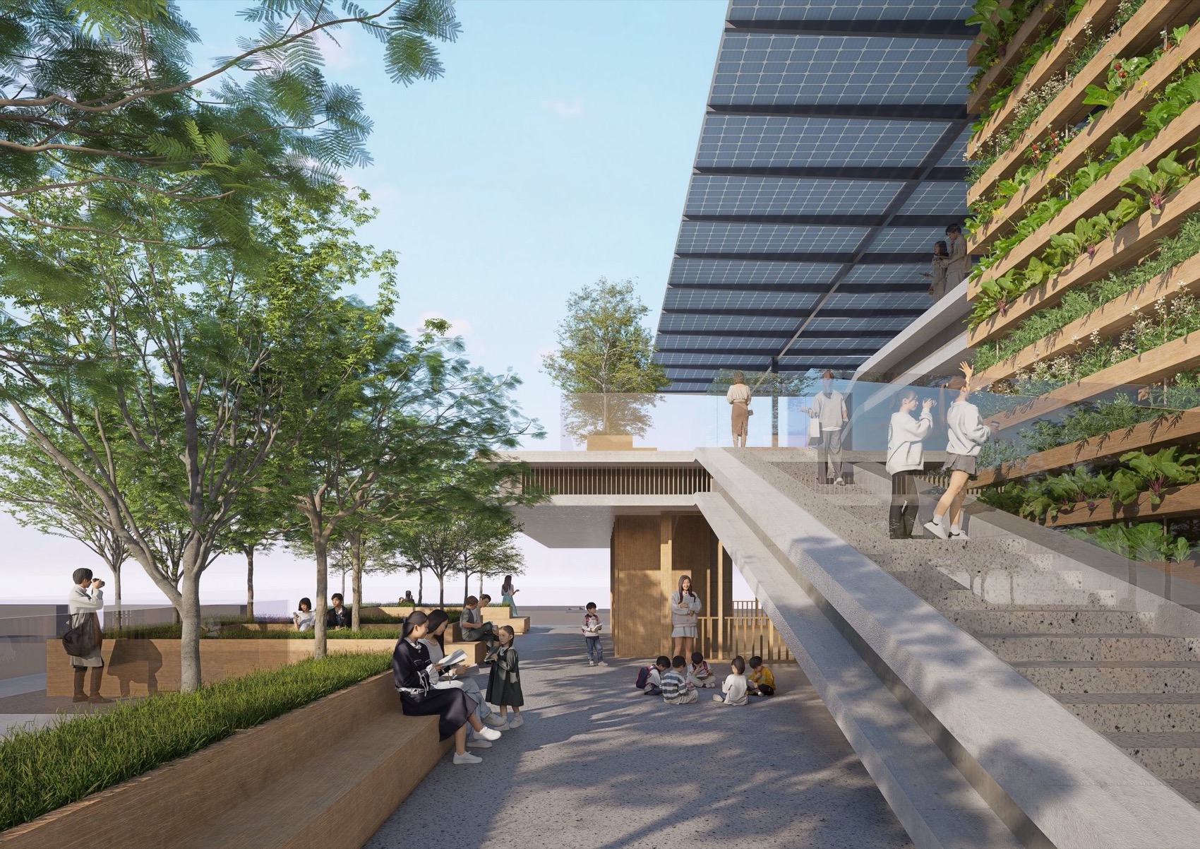 上海宝山区张庙街道02街坊89丘地块文化中心丨中国上海丨OPEN建筑事务所-18