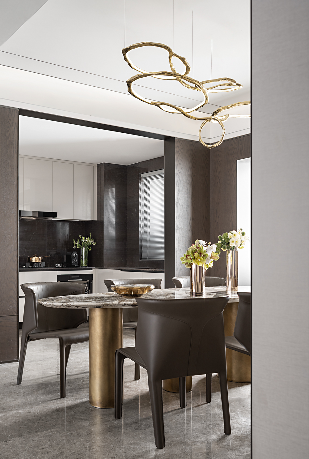 蓝调大平层 · 现代艺术与生活的完美融合丨中国台州丨壹新设计,恩嘉设计-19