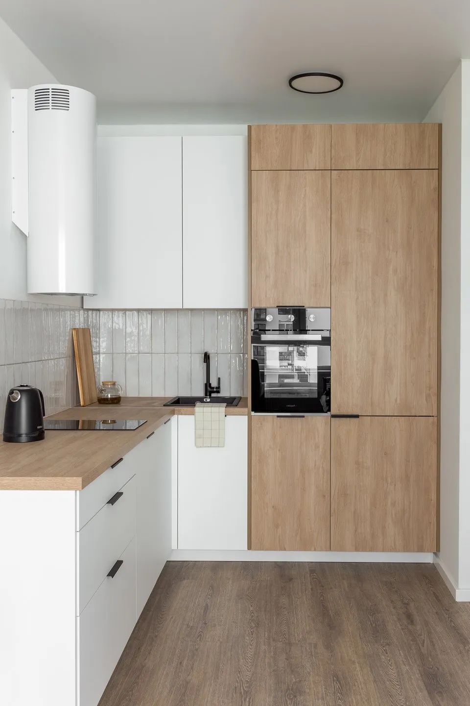 32㎡斯堪的纳维亚风格小公寓设计丨Amina Kondratyeva-14