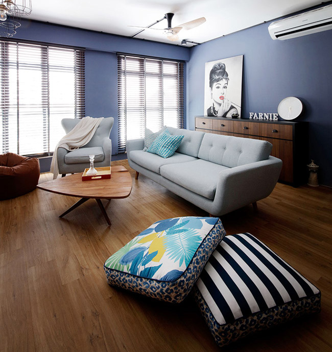 復古味花砖！新加坡 Loft 风单身女子公寓-2