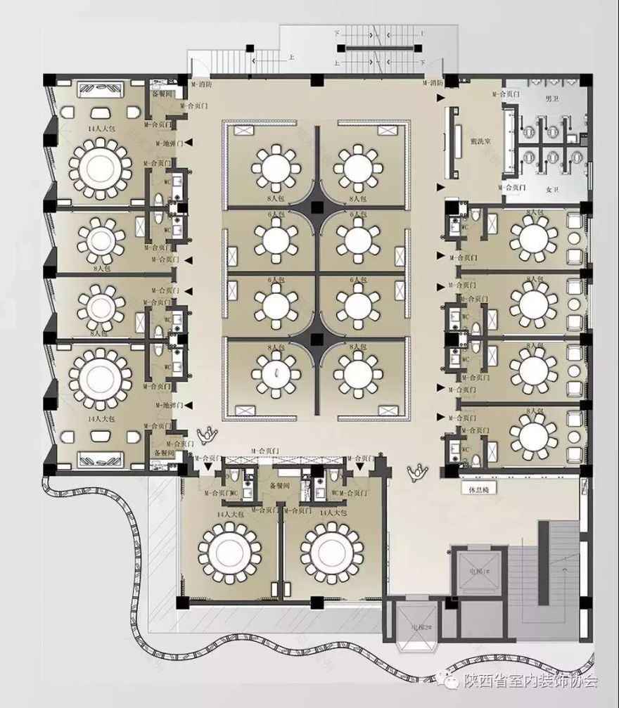 安康莲花餐饮金苑大厦 | 江河水淘金人的现代演绎-50