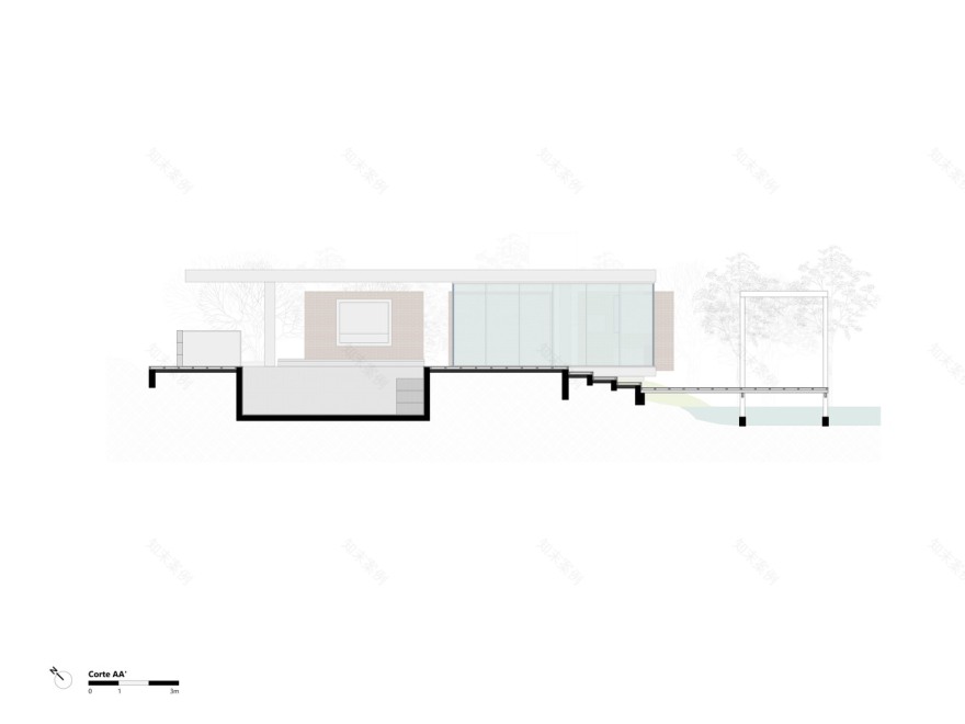 巴西 EL165 休闲小屋 | 混凝土与砖的巧妙结合-41