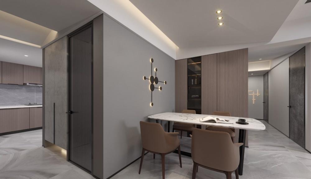 半日·现代简约,无主光源设计,个性斜顶,空间质感饱满-9