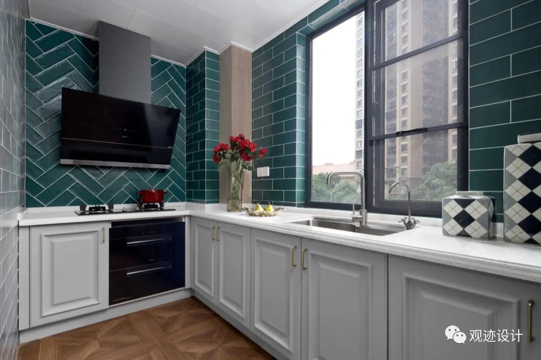 湖南长沙 158㎡复古美式家居,浪漫艺术与生活的交融-55