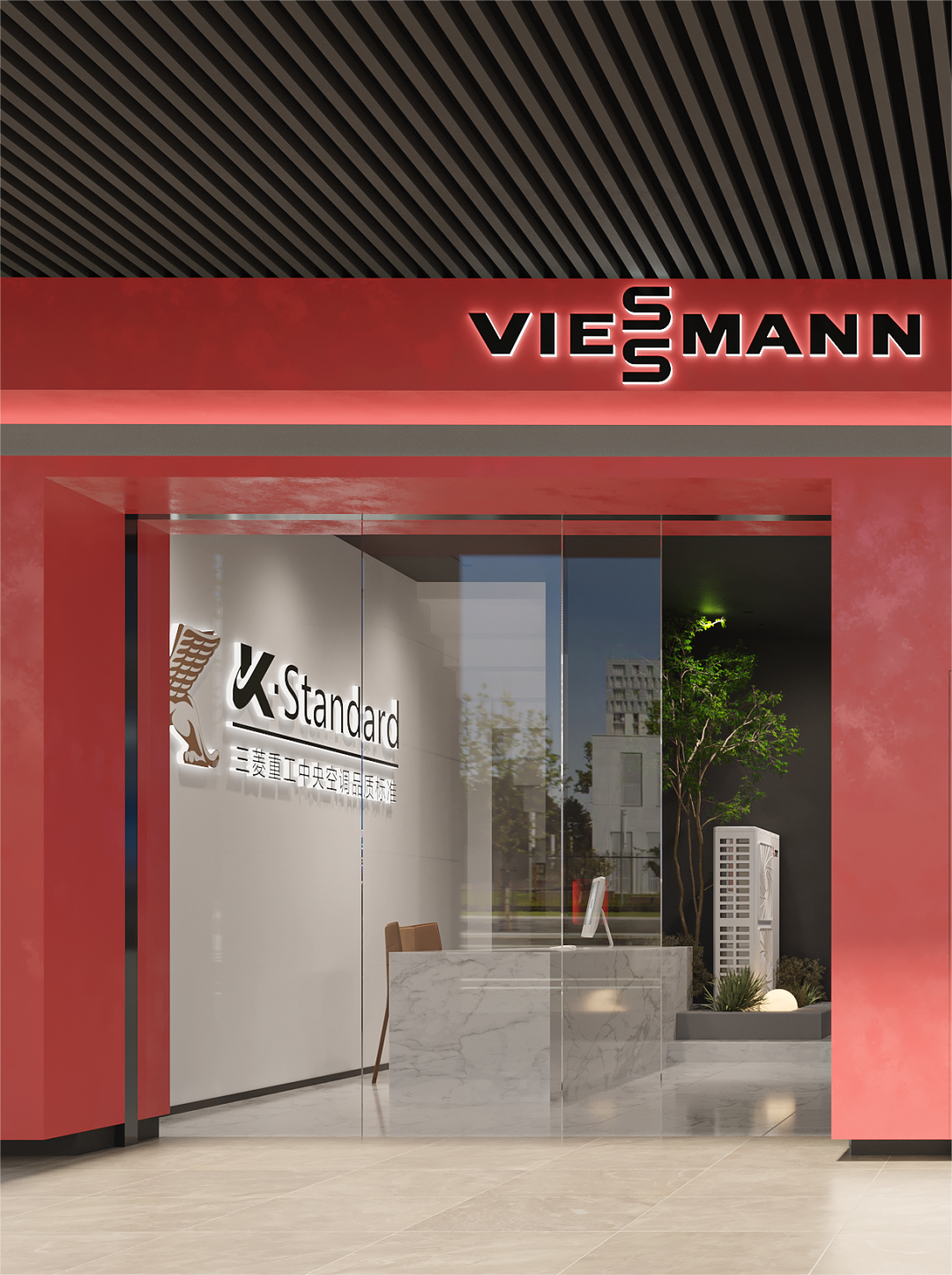 长沙三菱重工暖通展厅丨中国长沙丨周笙笙全案设计工作室-23