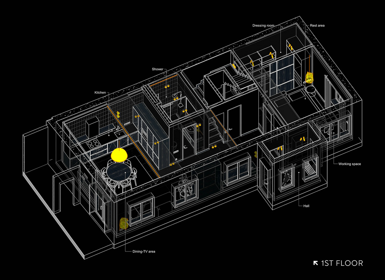 167㎡原木色系室内设计-0