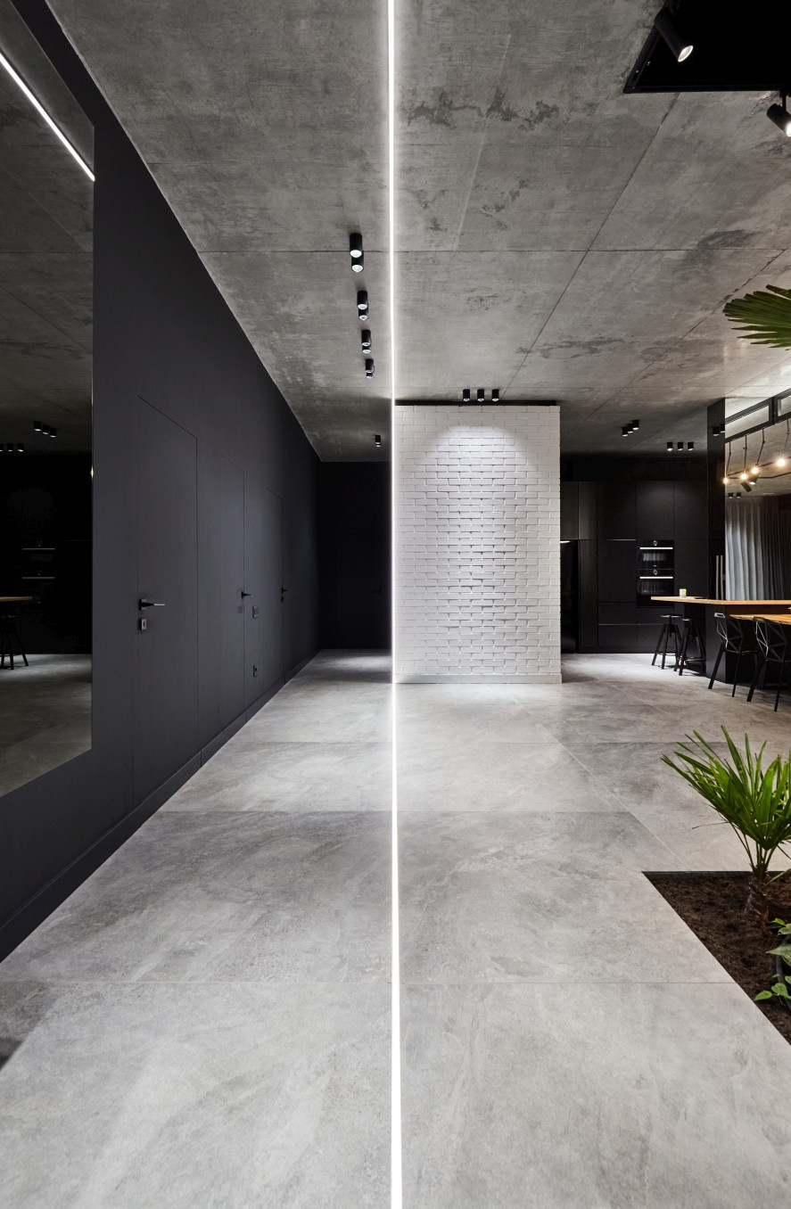 罗马尼亚顶层公寓工业风格设计案例-6