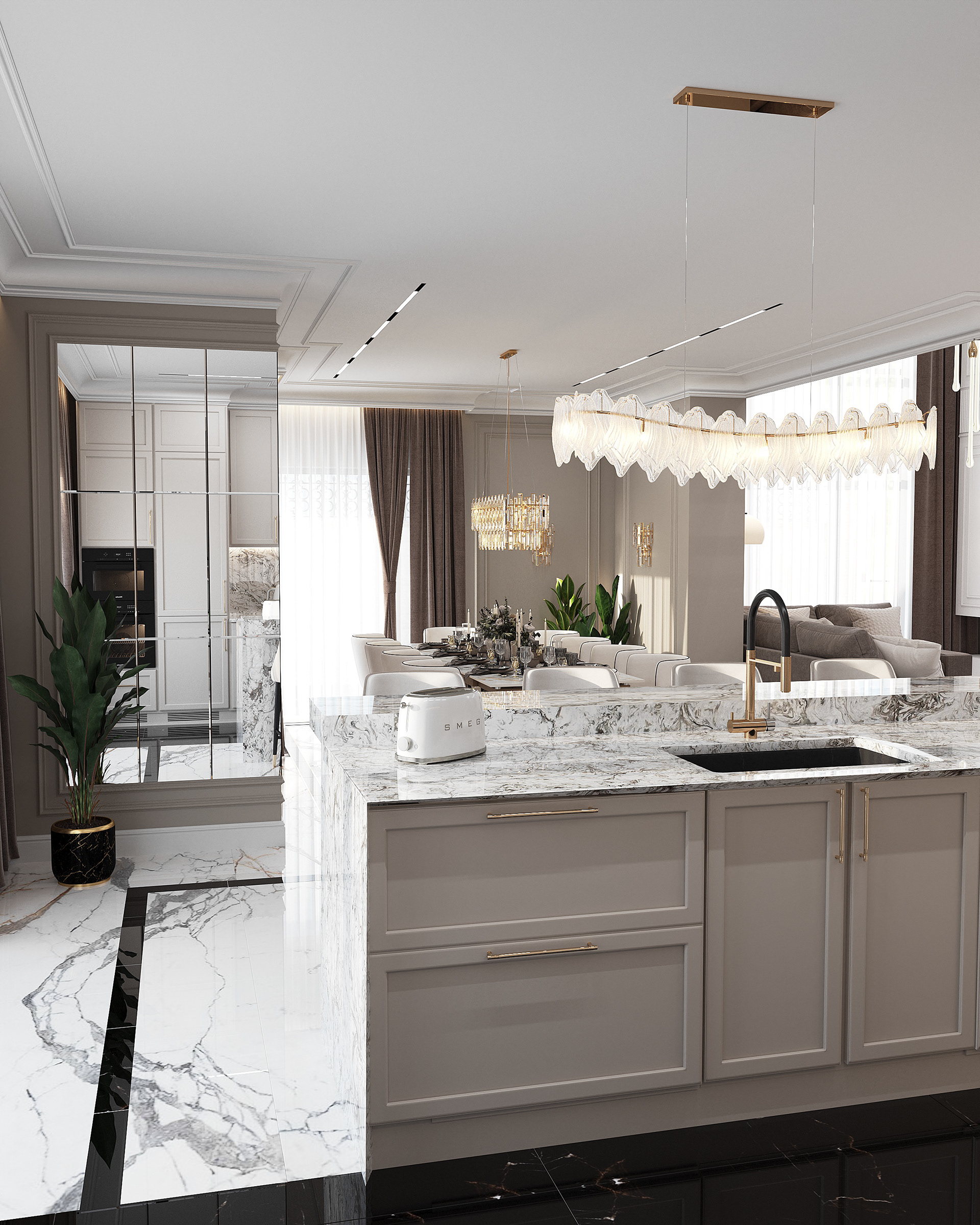 雅罗斯拉夫尔新古典主义别墅丨俄罗斯莫斯科丨WHITE SKILL STUDIO-19