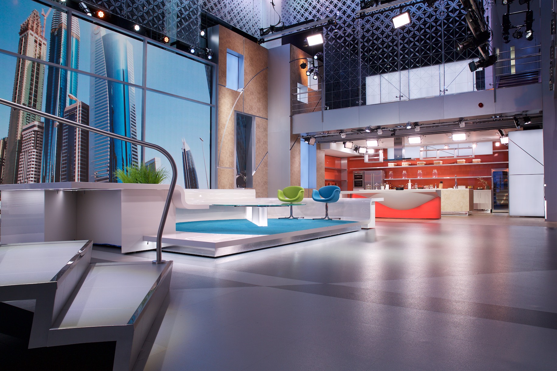 融合伊斯兰建筑精髓的迪拜 MBC 电视台演播室设计-15