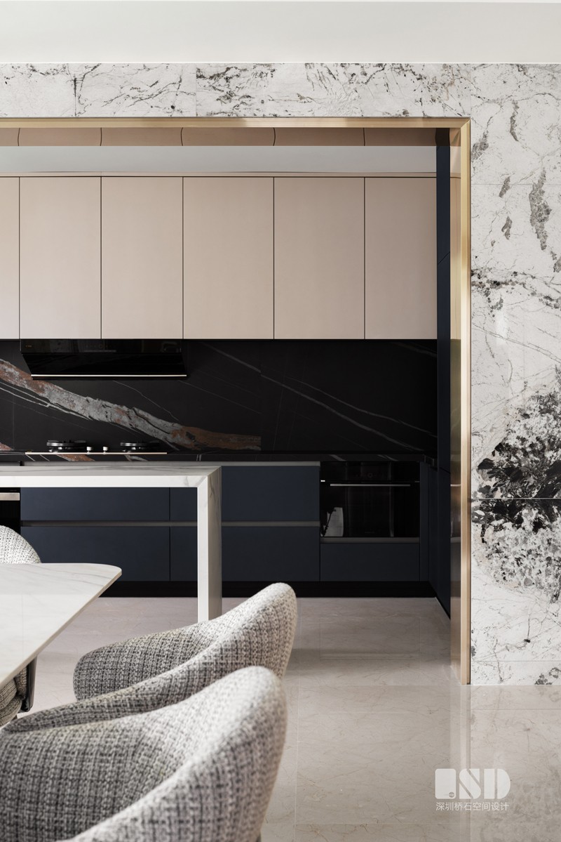 简约轻奢墅丨中国中山丨桥石设计-27