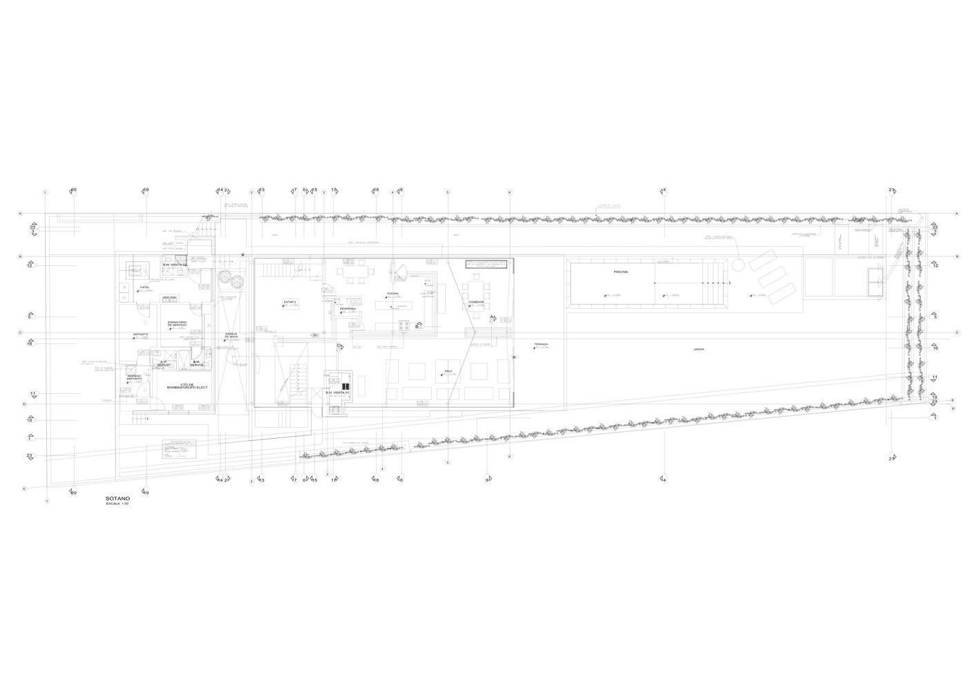 秘鲁利马“Casuarinas’House”现代宜居别墅-42