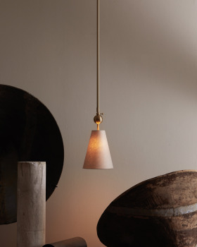 Robert Highsmith设计丨吊灯，A Monument to the Cone: Pendolo Lighting Collection by Workstead.
