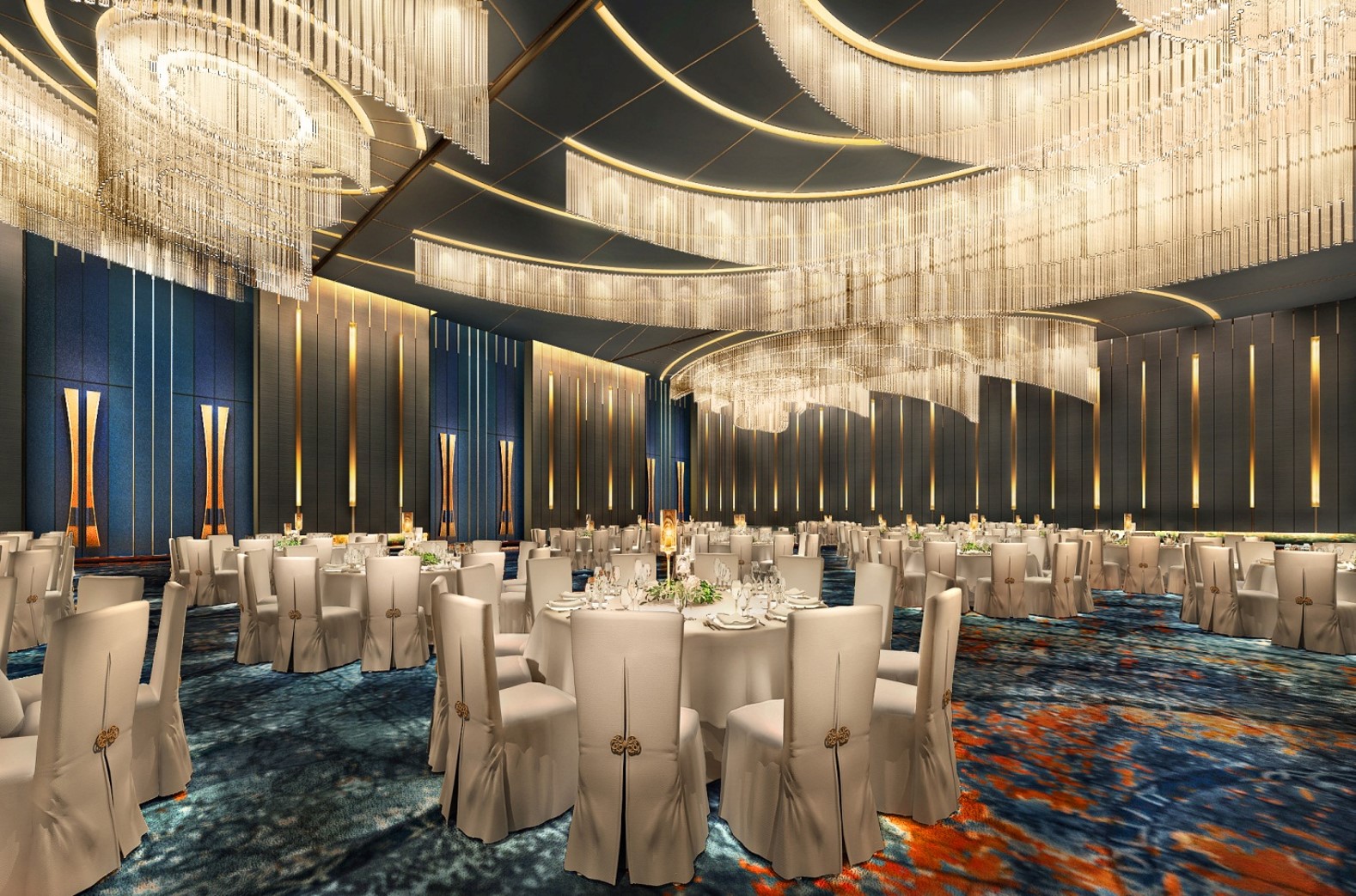 山东日照喜来登大酒店室内外灯光设计方案丨中国日照-20