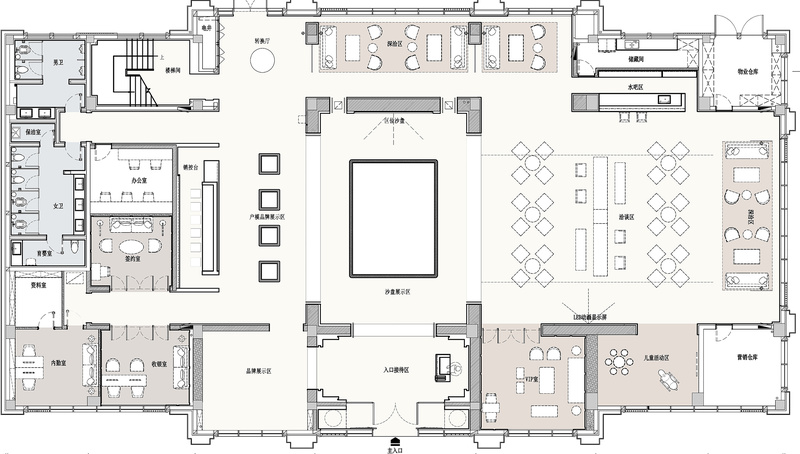 康桥香蔓庭销售中心 | 古韵新潮的室内设计盛宴-27