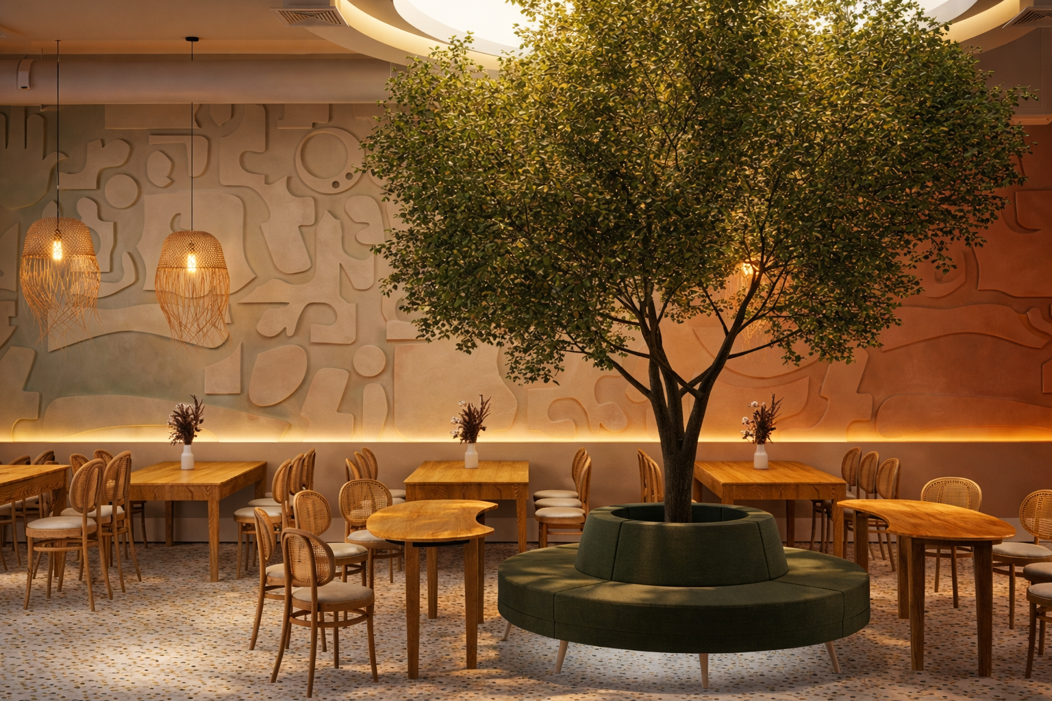 "El Salah 3al Naby" Restaurant Design-3