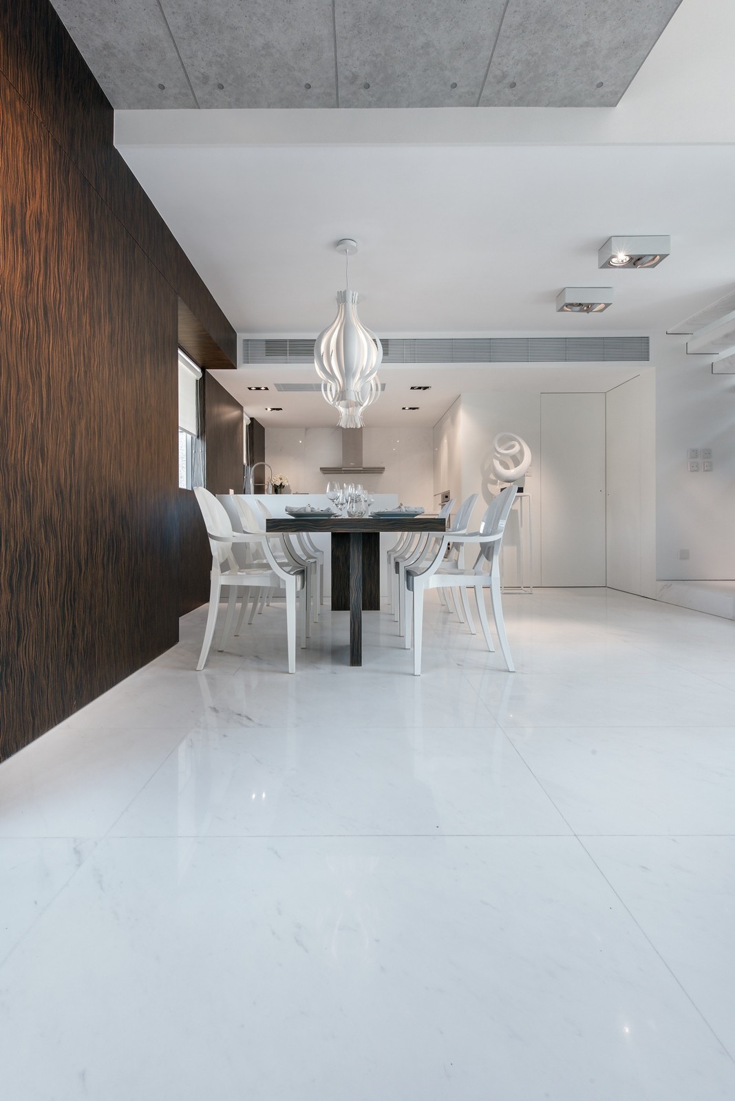 香港元朗 300 平豪宅极简设计,诠释生活本真-15