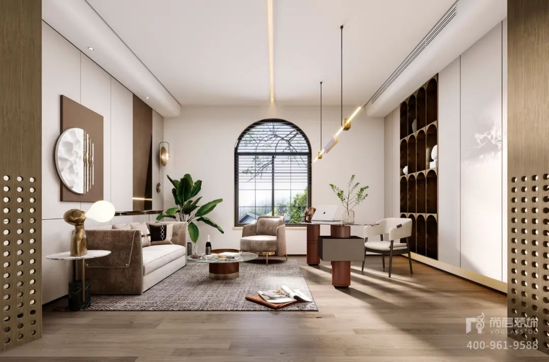 新中式尚层别墅设计丨中国上海丨上海尚层别墅装饰-18