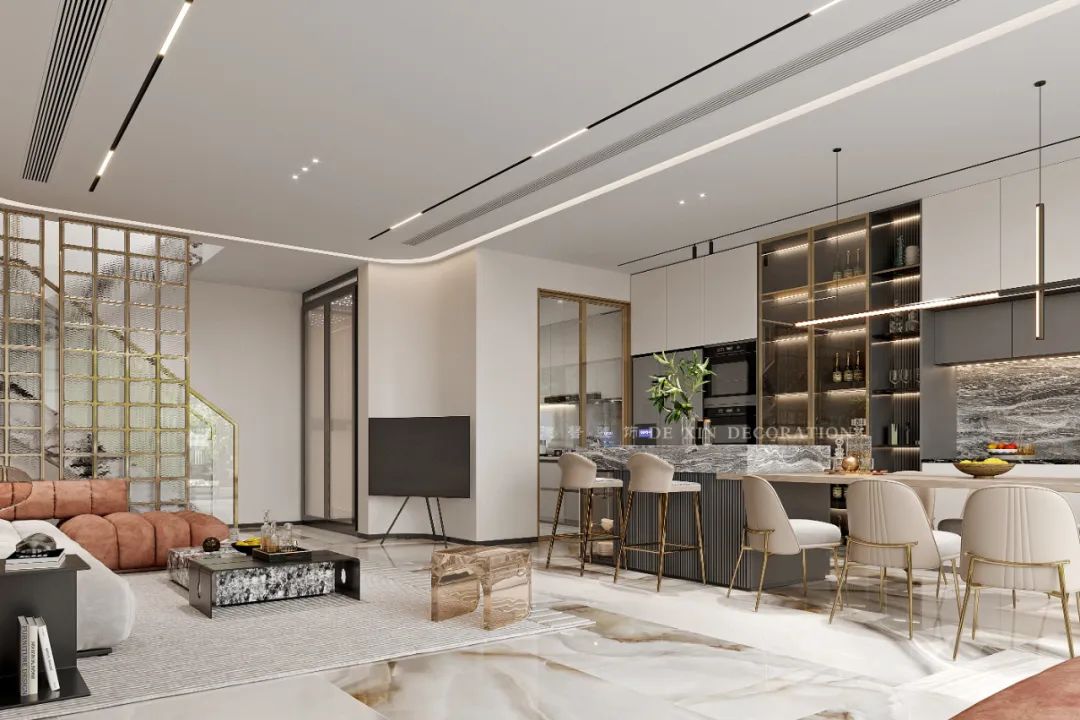 广州中海熙园别墅设计丨中国广州丨德馨装饰-11