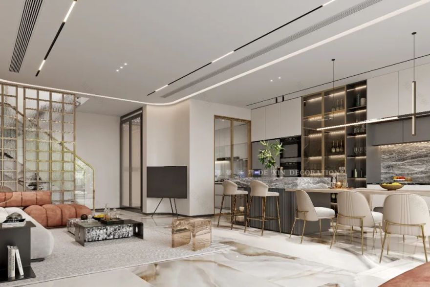 广州中海熙园别墅设计丨中国广州丨德馨装饰-11