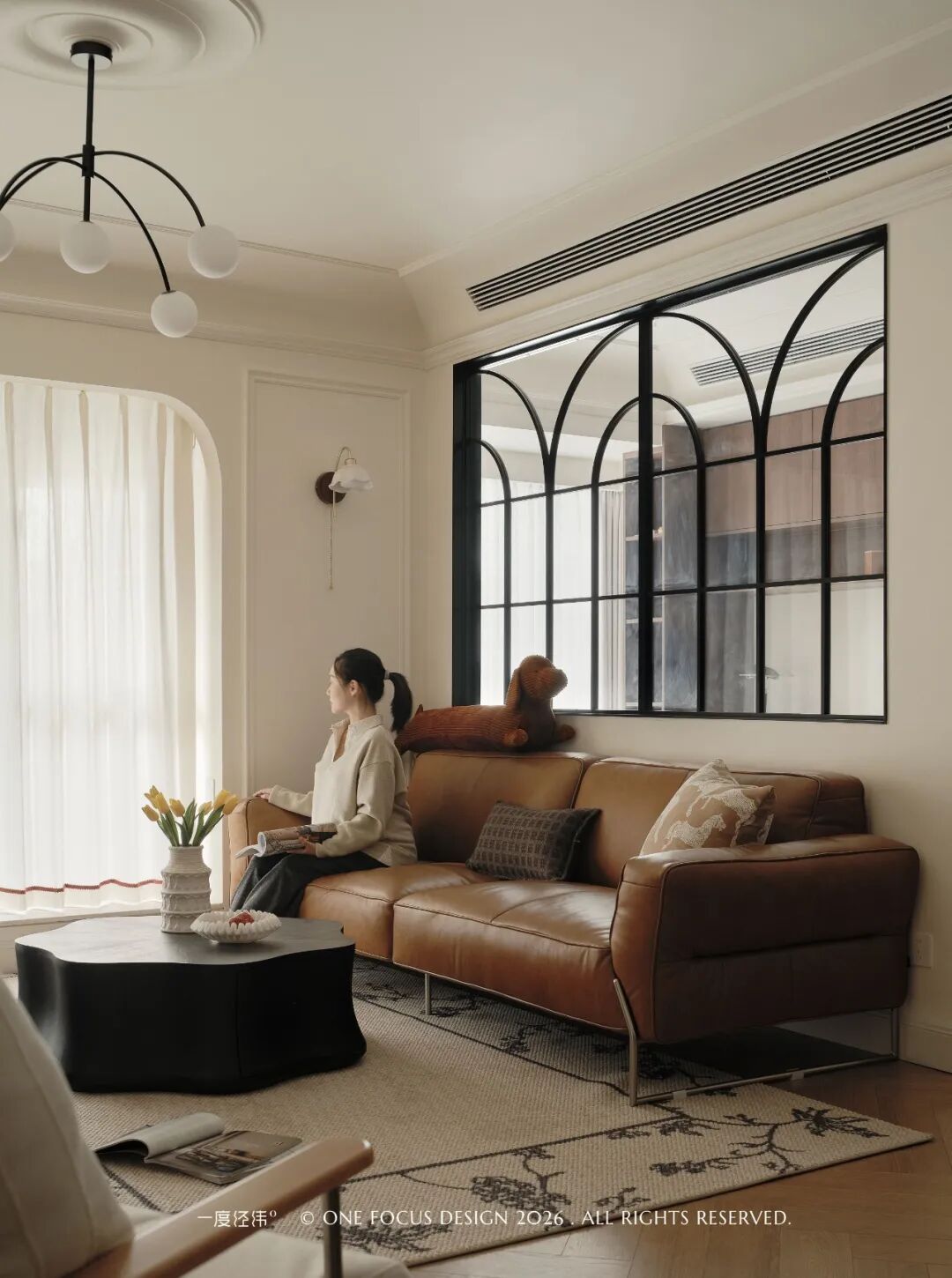 生活家° 轻法式与中古风相融居所改造等多个项目丨One Focus Design 一度经纬°-1