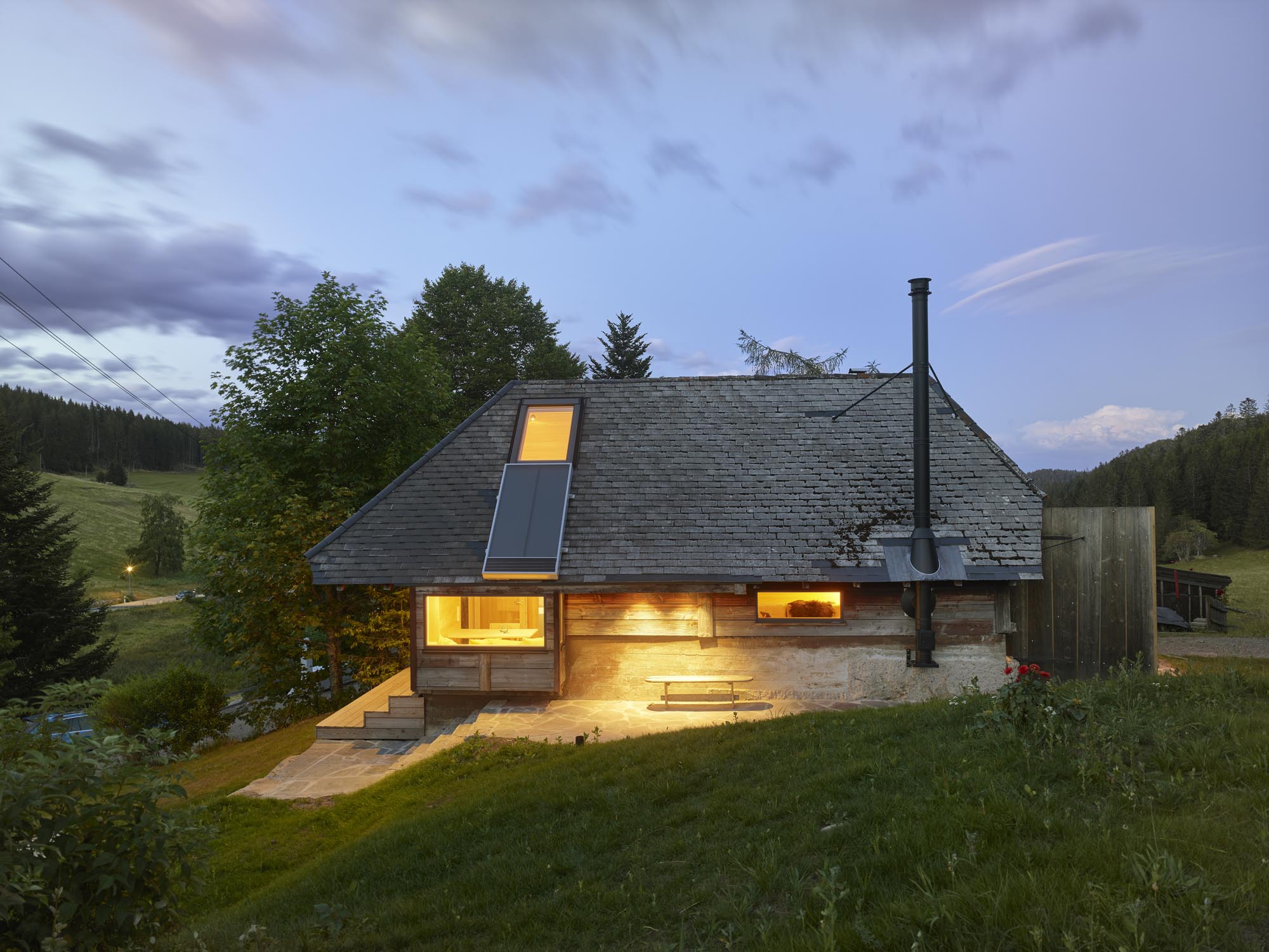 德国黑森林 1000 米高空的环保小屋-59