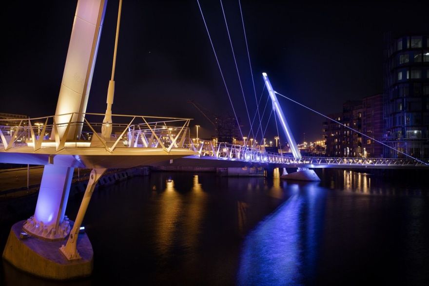 瑞典赫尔辛堡 Varvsbron Dockyard 桥-23