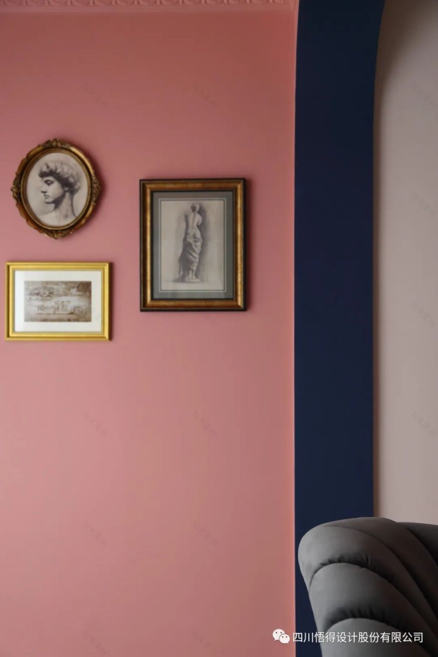 「大梦」法式浪漫空间设计丨WDG 悟得设计-23