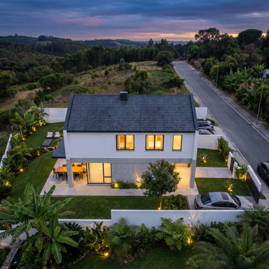 现代简约坡顶住宅丨Architecture OlaPopova architect-6