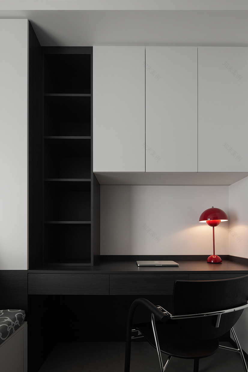 私宅设计:黑白之间,极致简约丨中国成都丨成都宏福樘设计,巴克空间设计-56