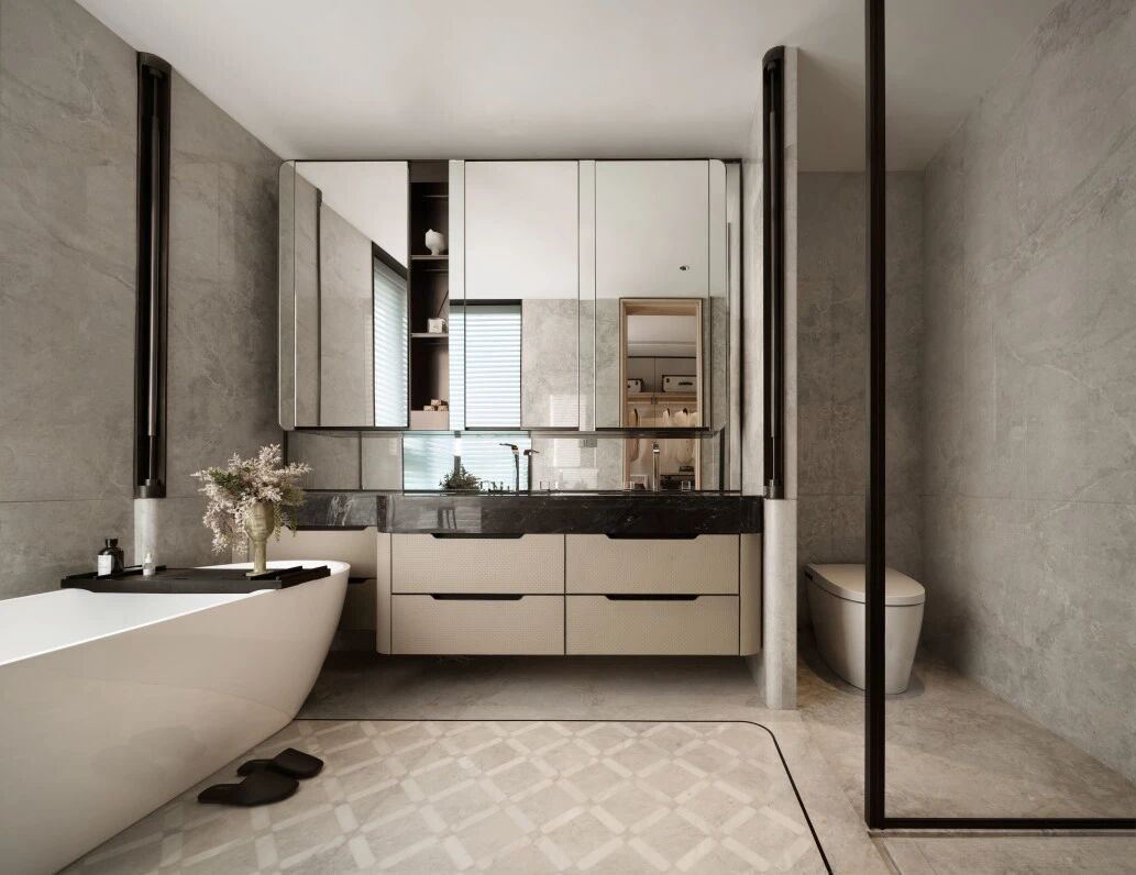 成都润达丰滨江丽世缦华B户型丨中国上海丨硬装矩阵纵横,软装矩阵鸣翠MIX-38