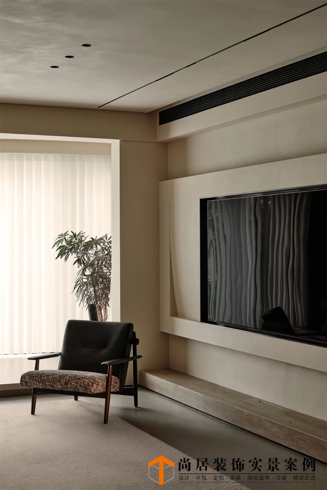 尚居实景案例丨60w打造出的140平暗调空间丨中国南京丨尚居装饰-10