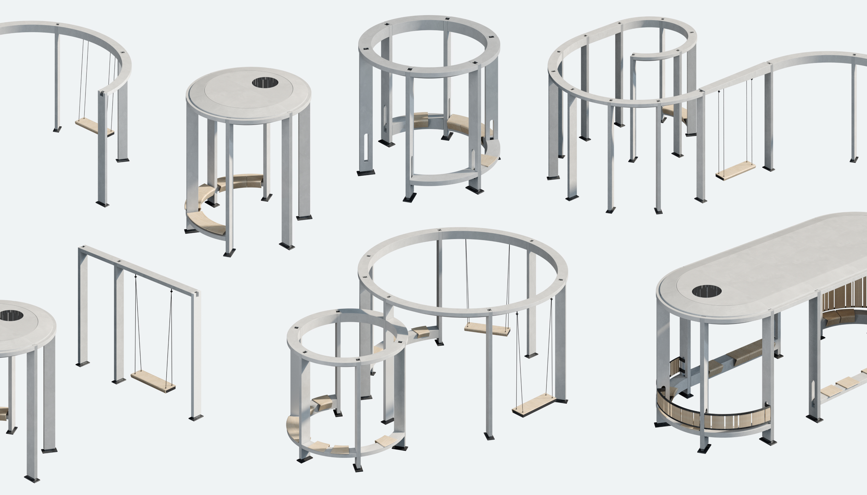 Circulum 模块化街道家具系统丨illumika ®-23