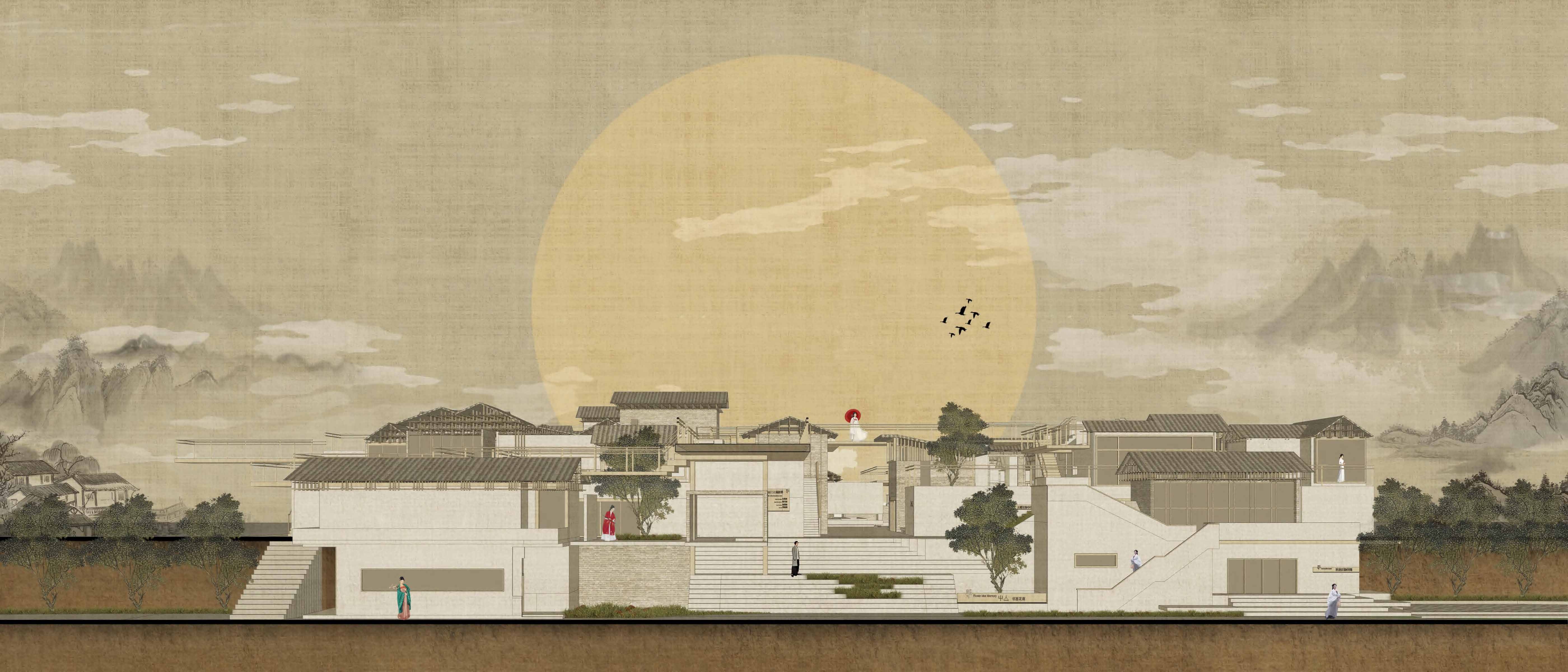 水边村的花席世界——乡村记忆的延续与景观建筑修复-19