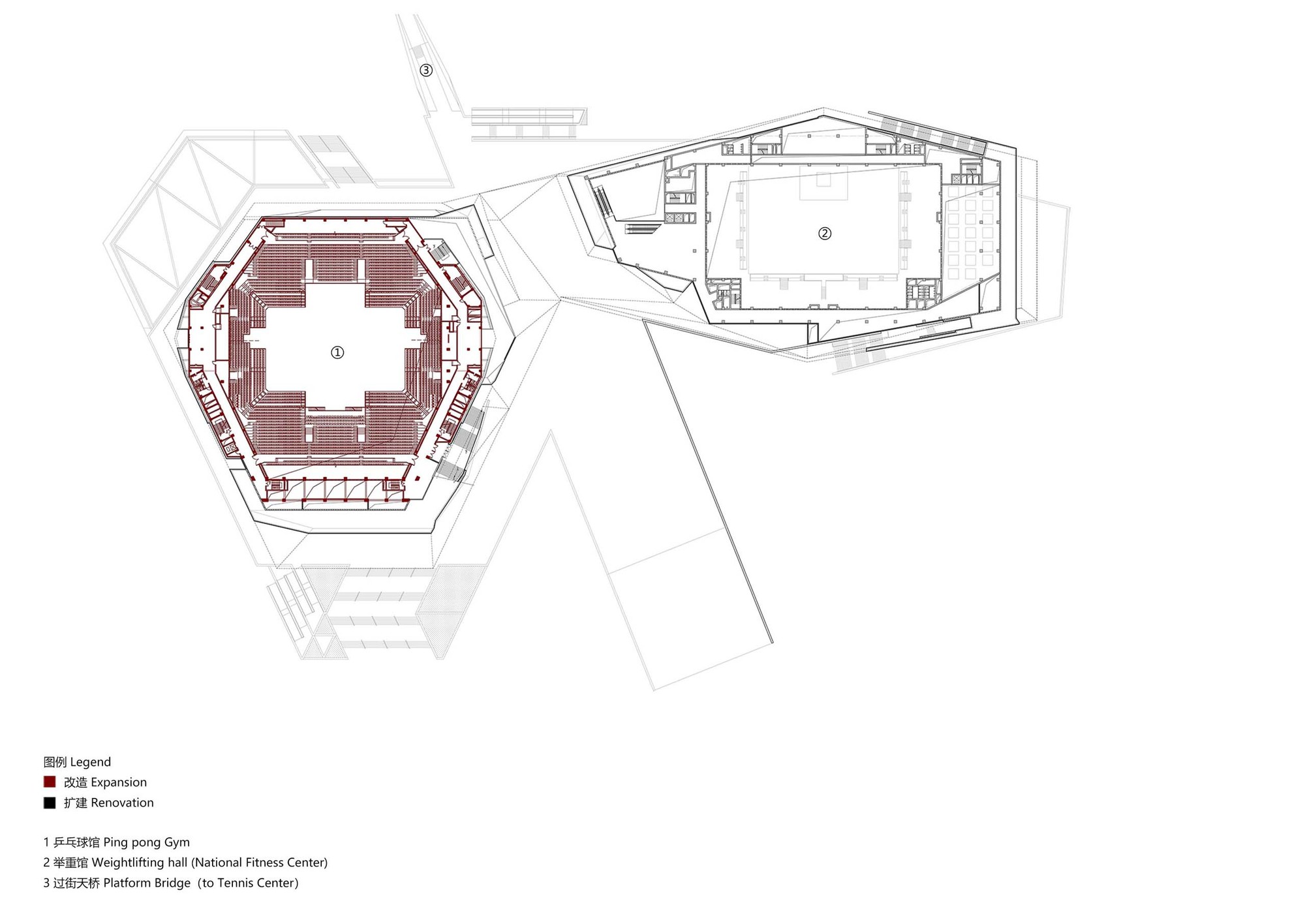 中国太原市滨河体育中心改造扩建丨中国建筑设计研究院-59