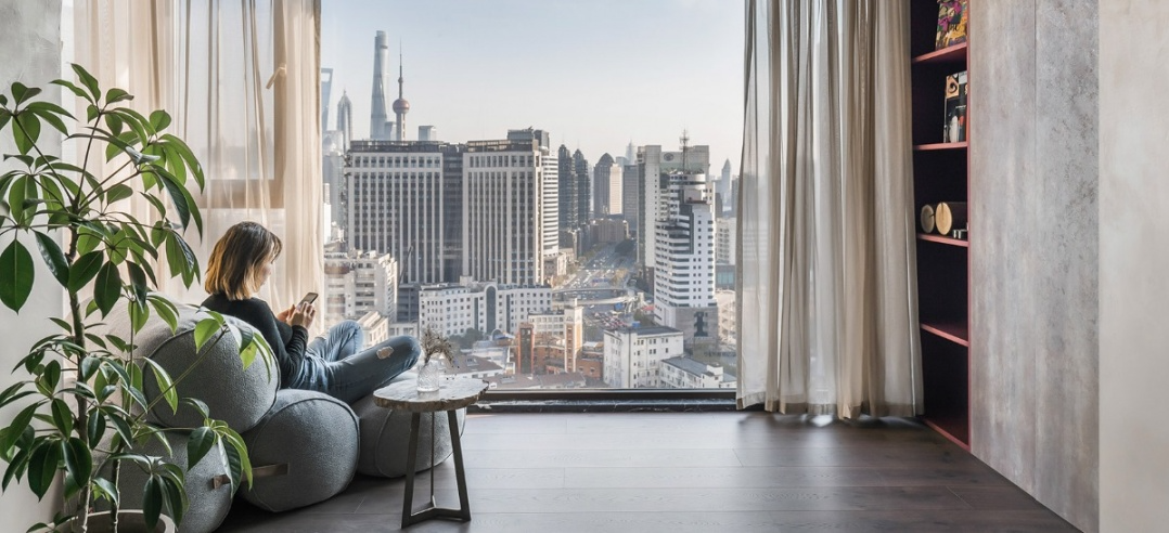 天井重构+楼梯移位，装下三代人的理想生活-119