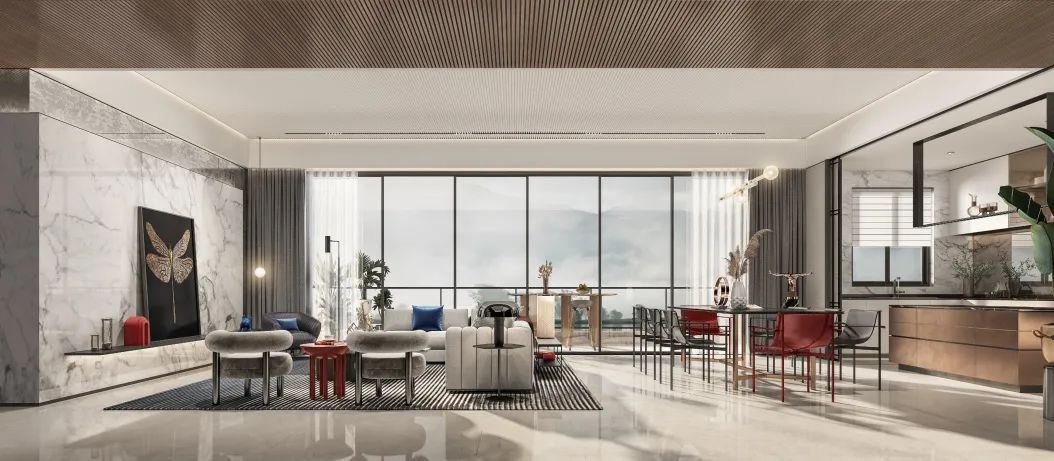 中铁建铁建城样板房丨中国贵阳丨锐度重庆硬装设计-13