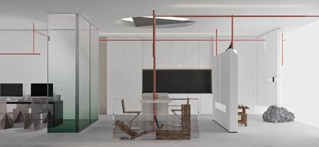 石窥·只此青绿·生命红线 · 拾積木作展厅设计丨中国河北丨青禾设计团队-26