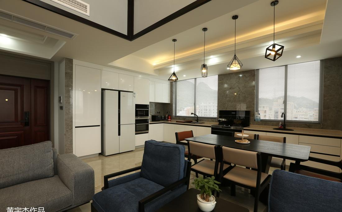 新塘现代实景家居，黑白灰诠释时尚潮流-2