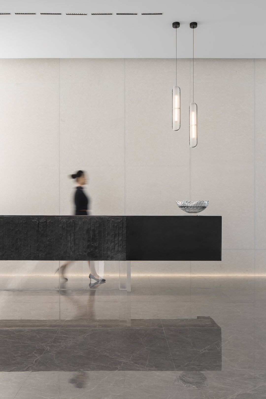   明德设计丨无锡招商雍荣府售楼部  室内设计  丨中国无锡-17