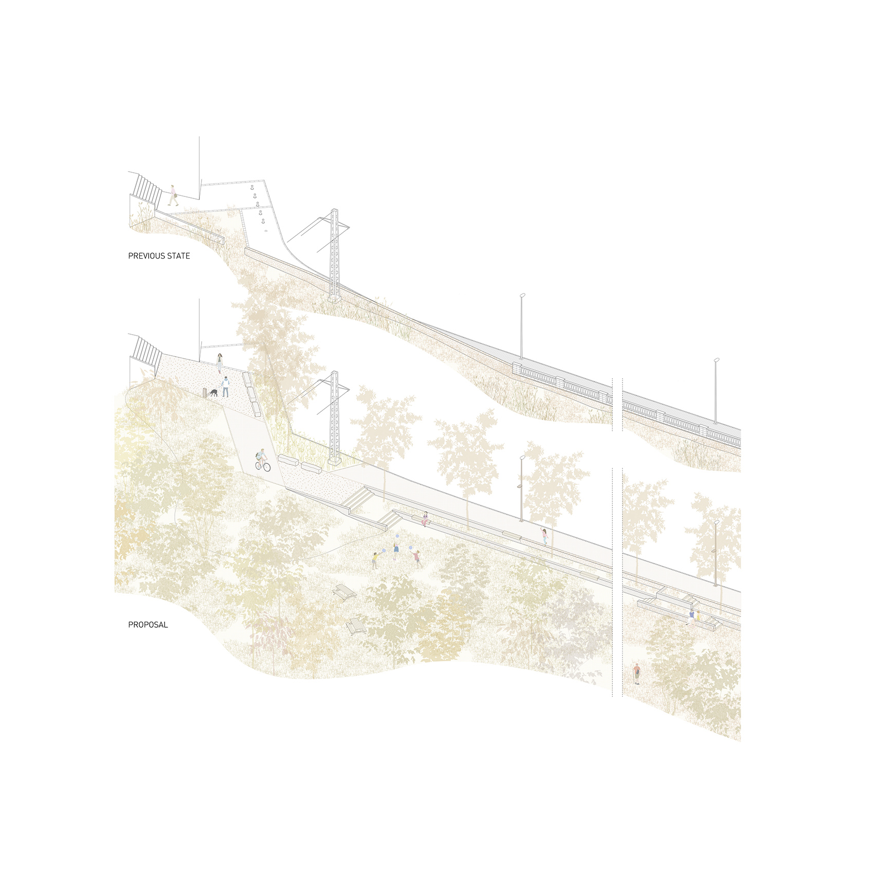 Camí de Cabrianes道路景观重建，西班牙 / estudi08014-49