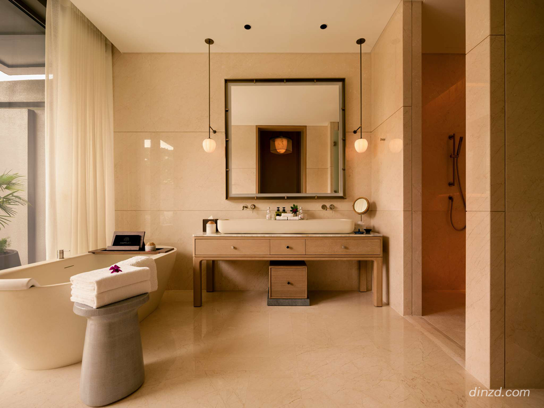 圣淘沙莱佛士酒店丨新加坡丨Yabu Pushelberg设计-64