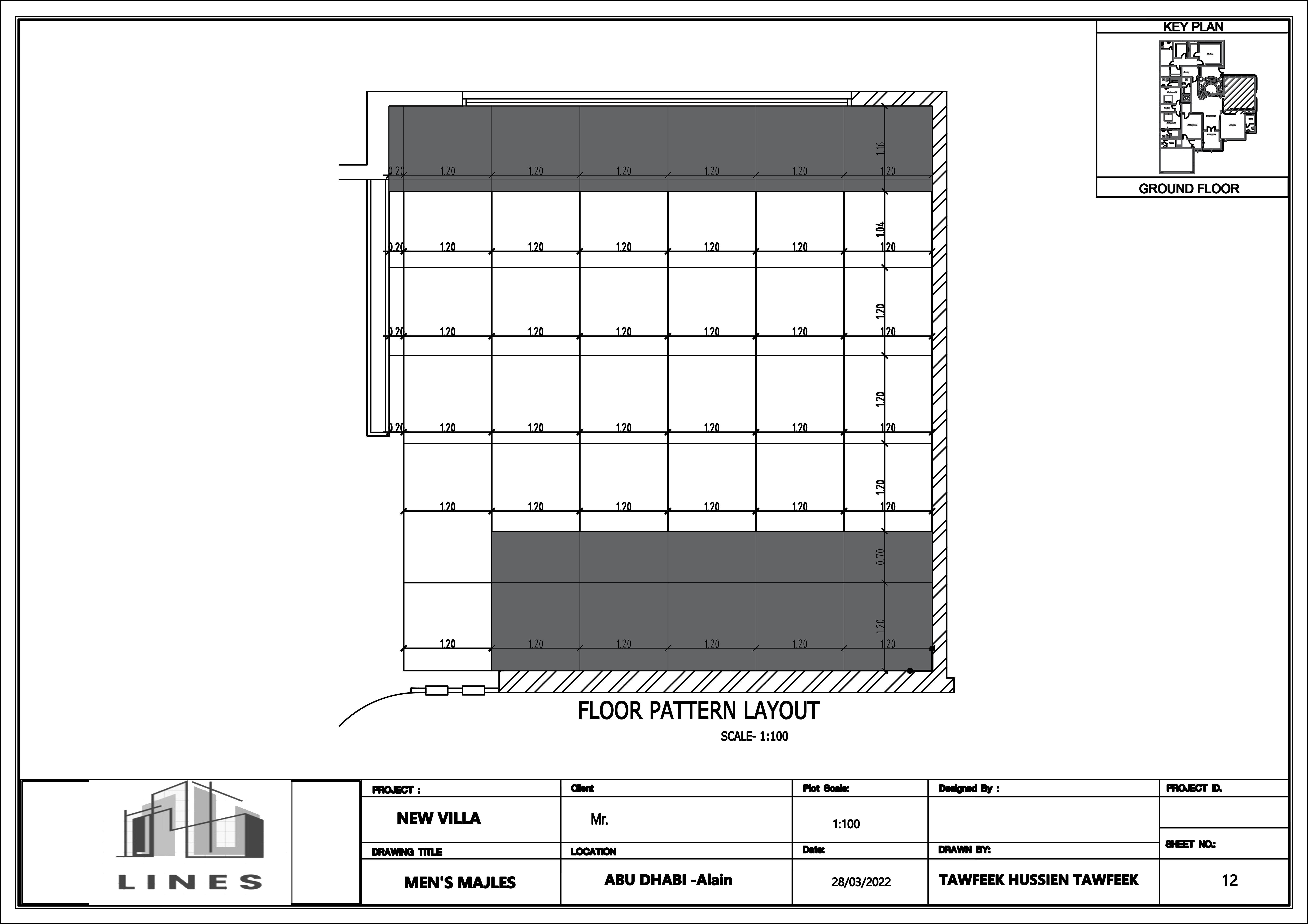 shop drawing for reception hall-11