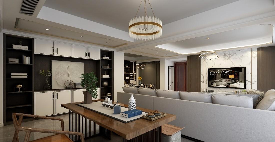 魏彦熙坤伦观筑深色轻奢家居设计-0