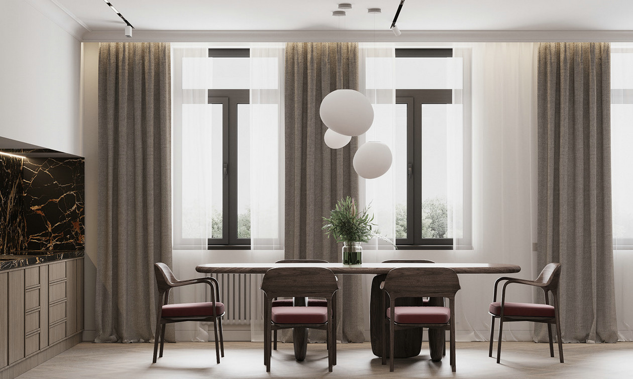 200㎡浅色系空间设计-5