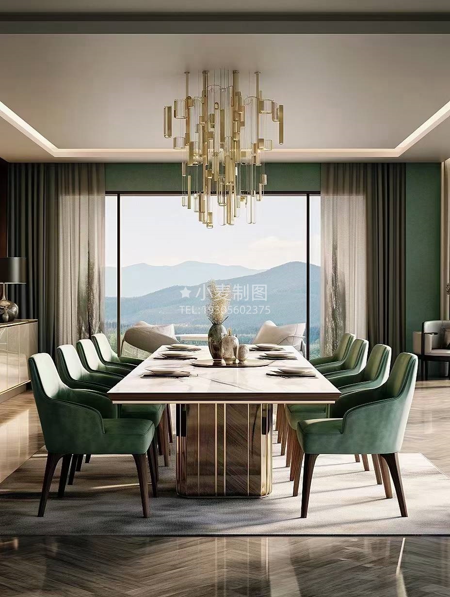 高颜值森系|现代轻奢风| 530㎡的别墅美家！-4