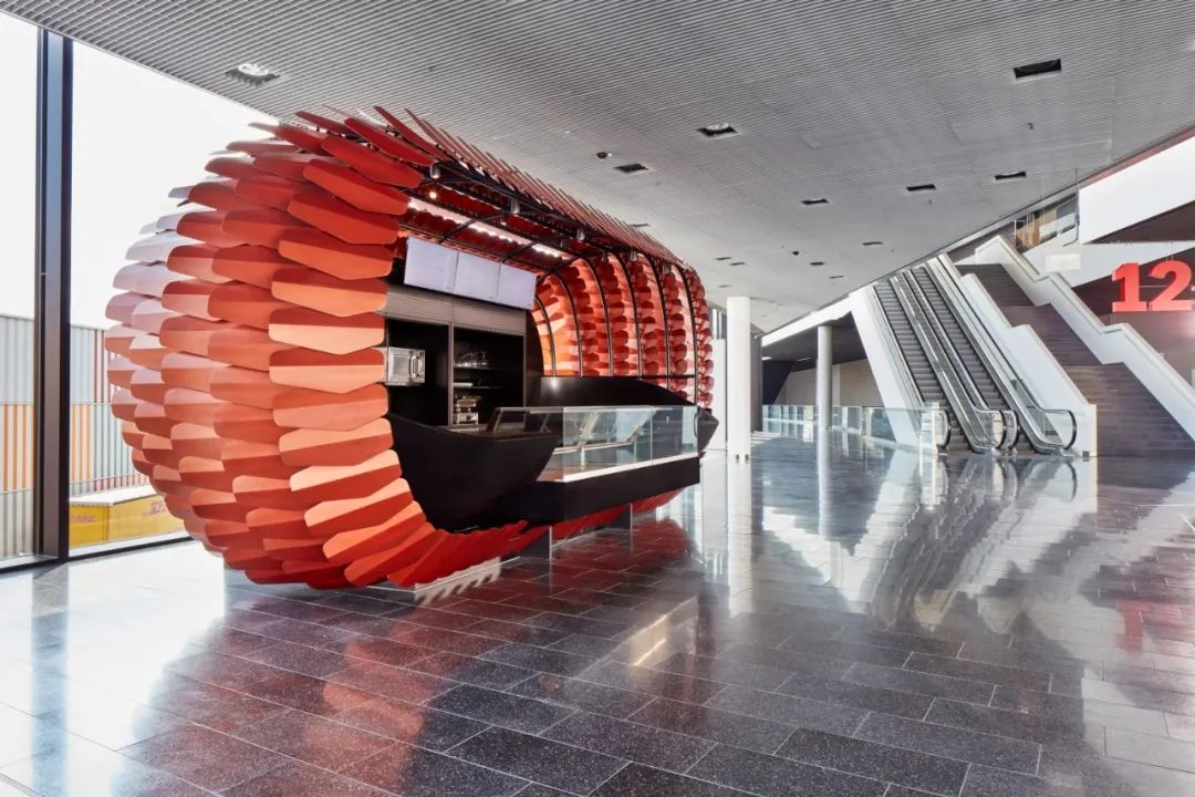 法兰克福展览馆“Loop”与“Shade & Shelter”商亭——现代展会空间中的视觉盛宴-27