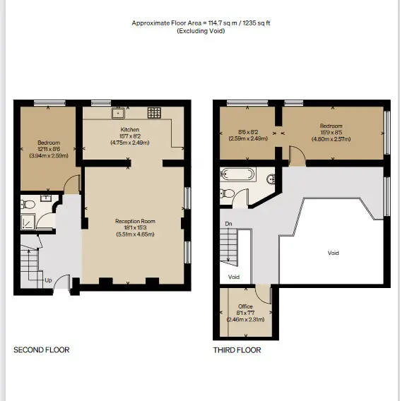 伦敦昔日维多利亚学校改造的时尚复式公寓-1