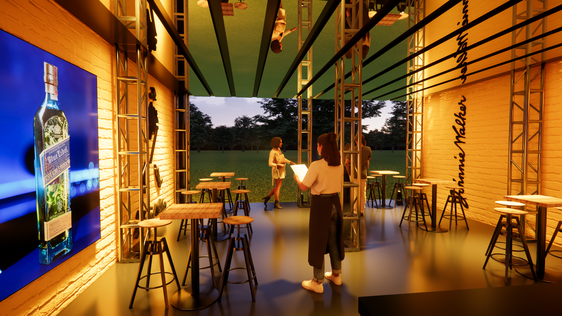 STAND JOHNNIE WALKER-11